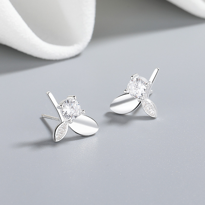 Exquisitos pendientes de plata S925