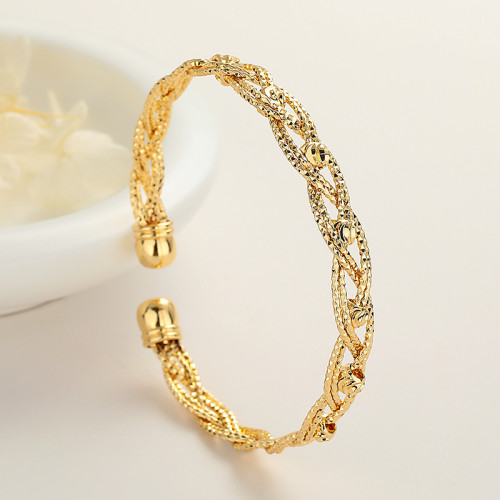 High Quality Fashion Jewelry Wholesale 18K Gold Plated Women Bracelet Gold Plated Fashion Jewelry