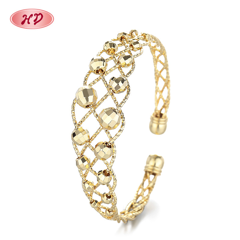 18K Gold-Plated Heart-Shaped Braided Bracelet