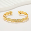 Free Shipping Custom Hdfashion Jewelry Wholesale 18K Gold Women Bracelet