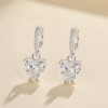 Custom Made Jewelry Wholesale 925 Sterling Silver Cubic Zircon For Women Drop Earrings Statement