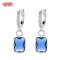 Rhodium Plating Cubic Zircon Fashion Jewelry Wholesale For Girls Silver 925 Earrings Drops