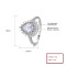 S925 Silver Ring With Cubic Zirconia For Wholesale Fine Jewelry  Rings