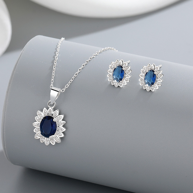 S925 Silver Classic Water Drop Zircon Earrings