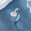 Anillo de plata de ley 925, hermosa joyería fina con circonitas cúbicas, piezas al por mayor