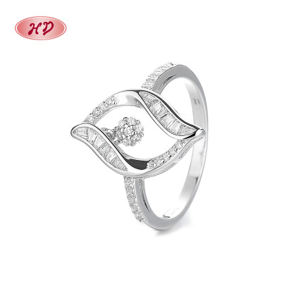 925 Sterling Silver Ring Beautiful Cubic Zirconia   Wholesale Fashion Jewelry