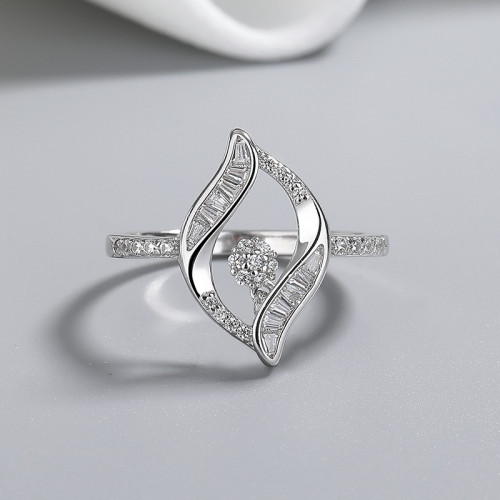 925 Sterling Silver Ring Beautiful Cubic Zirconia   Wholesale Fashion Jewelry