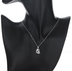 Conjunto de joyas de lujo de plata 925 directo de fábrica, nuevo diseño de producto hecho a mano con incrustaciones de circonita blanca, ambiente elegante
