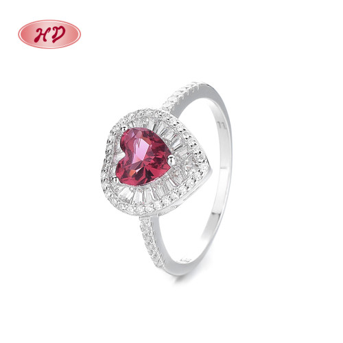 925 Sterling Silver Ring With Exquisite Cubic Zirconia For Wholesale Elegant Jewelry