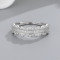 S925 Silver Ring Beautiful High End  Cubic Zirconia  Ideal For Luxury Fashion And Special Events Chic Women Silver Ring