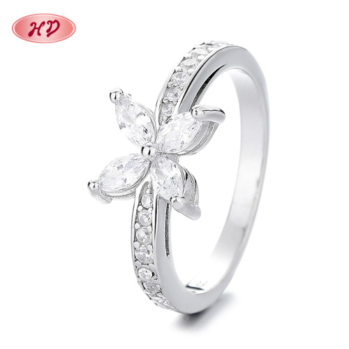 Anillos de compromiso elegantes de circonita cúbica S925 de gama alta para mujer, perfectos para joyería de moda formal, anillo elegante