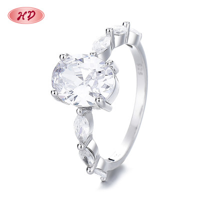 S925 Engagement Rings Luxury High End  For Women With Cubic Zirconia Ideal For Exclusive Occasions Stunning Ring