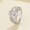 Chic High End S925  Silver Rings For Men   Cubic Zirconia Ideal For Luxurious Jewelry Collections Stunning Ring