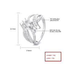 Chic High End S925  Silver Rings For Men   Cubic Zirconia Ideal For Luxurious Jewelry Collections Stunning Ring