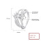 Chic High End S925  Silver Rings For Men   Cubic Zirconia Ideal For Luxurious Jewelry Collections Stunning Ring
