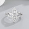 Beautiful High End  Cubic Zirconia S925 Silver Ring Ideal For Upscale Jewelry Collections Glamorous Ring
