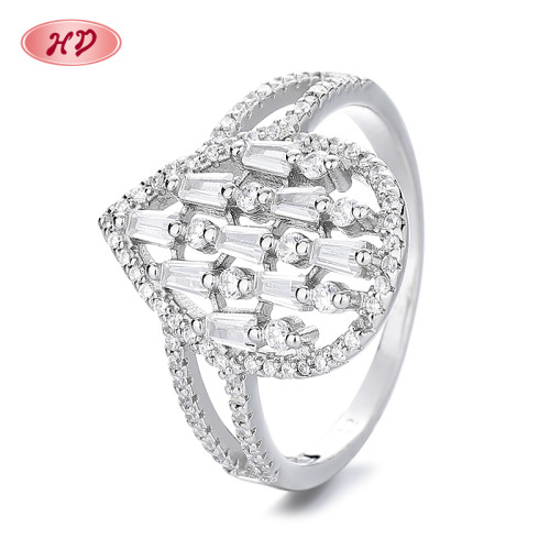 Opulentos Anillos De Plata 925 De Gama Alta Con Circonita Cúbica, Ideales Para Reuniones Elegantes, Anillo Sofisticado