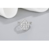 Opulentos Anillos De Plata 925 De Gama Alta Con Circonita Cúbica, Ideales Para Reuniones Elegantes, Anillo Sofisticado