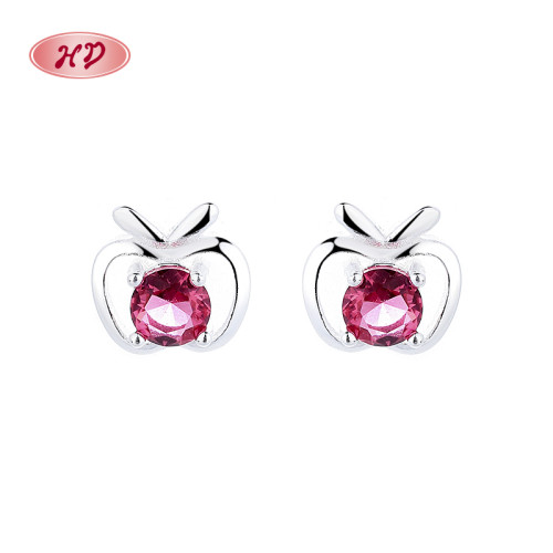 925 Sterling Silver Cubic Zirconia Stud Wholesale Fine Jewelry