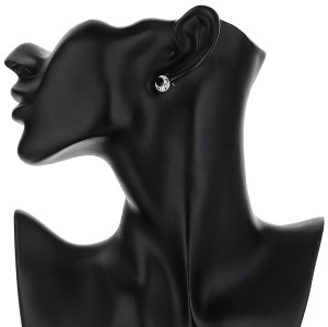 Pendientes elegantes de plata de ley 925 para mujer SST UD con circonita cúbica para pendientes vintage de plata de ley delicados al por mayor para mujer