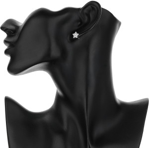 Pendientes elegantes de Plata de Ley 925 con circonita cúbica para mujer, SST UD, joyería fina al por mayor, pendientes de plata