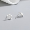 Pendientes atemporales de Plata de Ley 925 para mujer SST UD con circonita cúbica para joyería de moda al por mayor, pendientes de plata 925 para mujer