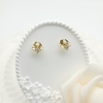 Huggies Earrings 18k Gold-plated Religious Cross Devout Believers High-quality Jewelry