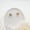 Huggies Earrings 18k Gold-plated Religious Cupid's Arrow of Love Devout Believers High-quality Jewelry