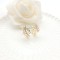 Leaf Stud Earrings 18K Gold Plated Inlay Cubic Zircon Women's Jewelry Factory Direct Sales