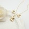 Bear Animal Stud Earring Jewelry Sets 18K Gold-Plated Aaa Zircon Exquisite Women's Jewelry Wholesaler