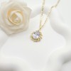 Classic Collection Pendant Necklaces Wholesale Water Droplet Design AAA Zircon 18K Gold-Plated Women's Jewelry Factory Direct Sales