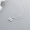 Necklace 925 Silver Double Layer With Hollow  Infinite Symbol AAA Cubic Zirconia  Wholesale