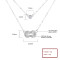 Necklace 925 Silver Double Layer With Hollow  Infinite Symbol AAA Cubic Zirconia  Wholesale