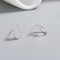 Wholesale 925 Silver Jewelry White Hollow Oval Water Droplet Stud Earrings