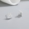 Wholesale 925 Sterling Silver Women's Stud Earrings Cute Bow Tie Cubic Zirconia