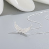 Venta al por mayor de joyas de plata 925 para mujeres chinas | Diseño de alas | Circón