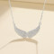 925 Silver Jewelry Wholesale Chinese Women's Necklace | Wing Design | Zircon
