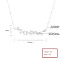 925 Silver Necklace Manufacturer | Geometric Women's Jewelry Necklace with Zircon