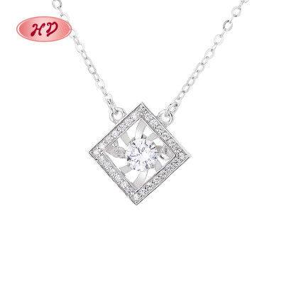 Fabricante de collares de plata 925 | Joyas para mujer Diseño geométrico