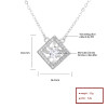 Fabricante de collares de plata 925 | Joyas para mujer Diseño geométrico