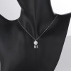 Collar de mujer con circonita blanca estilo bohemio al por mayor de joyería de moda de plata 925