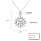 925 Silver Chain Wholesale Women's Necklace Classic Design Zircon Jewelry