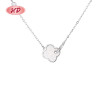 Venta directa de fábrica de collar de plata 925 de alta calidad con diseño de nube