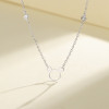 Collar de oso hueco para mujer, joyería de plata 925 al por mayor de China | Diseño animal