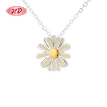 Fabricante de collares de circonita cúbica AAA amarilla de Fashiona, venta directa