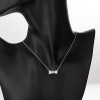 Collar Bow&Love al por mayor Collar de plata 925 con circonita cúbica | Joyas para mujer con diseño de lazo