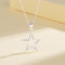 Star Aaa Cubic Zirconia Necklace 925 Silver Fashion Jewelry Wholesale