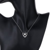 Collares con colgante de corazón S925 para mujer, joyería al por mayor