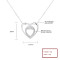 S925 Heart Necklaces Pendant For Women Wholesale Jewery