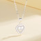 Heart-Shaped Zircon S925 Necklaces Pendant For Women Wholesale Jewery